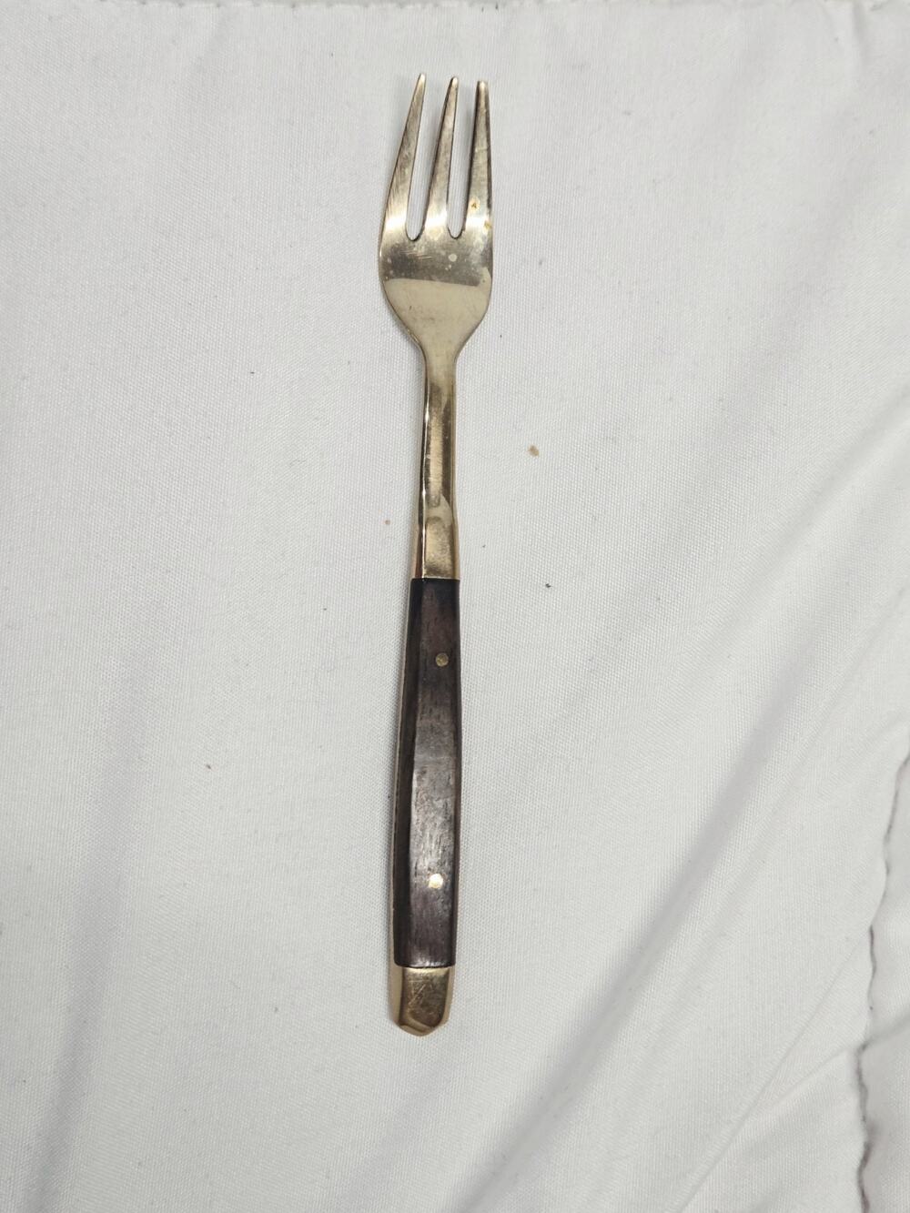 Fork Cutlery Bronce Wood Serving Utensils Replacement Vtg Cocktail Dessert